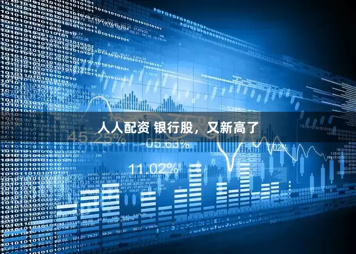 人人配资 银行股，又新高了